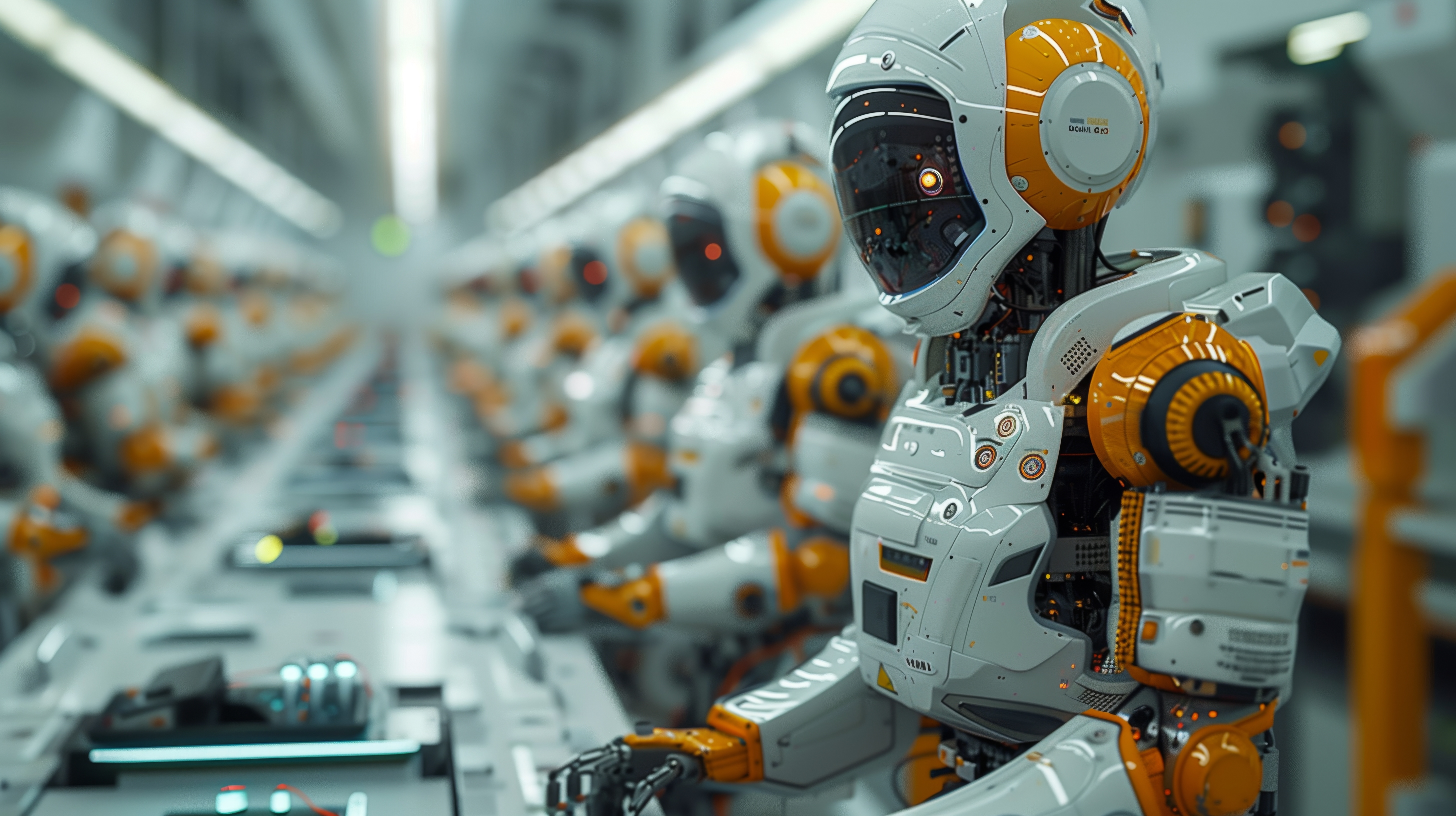 Humanoid + Assembly Line_AdobeStock_838669825